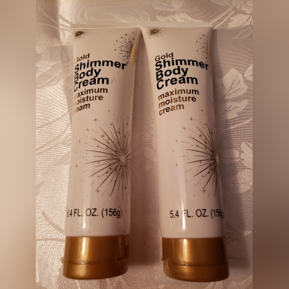 Glitter Body Lotion, Shimmer, Gold Sparkle, 5.4 oz. NEW